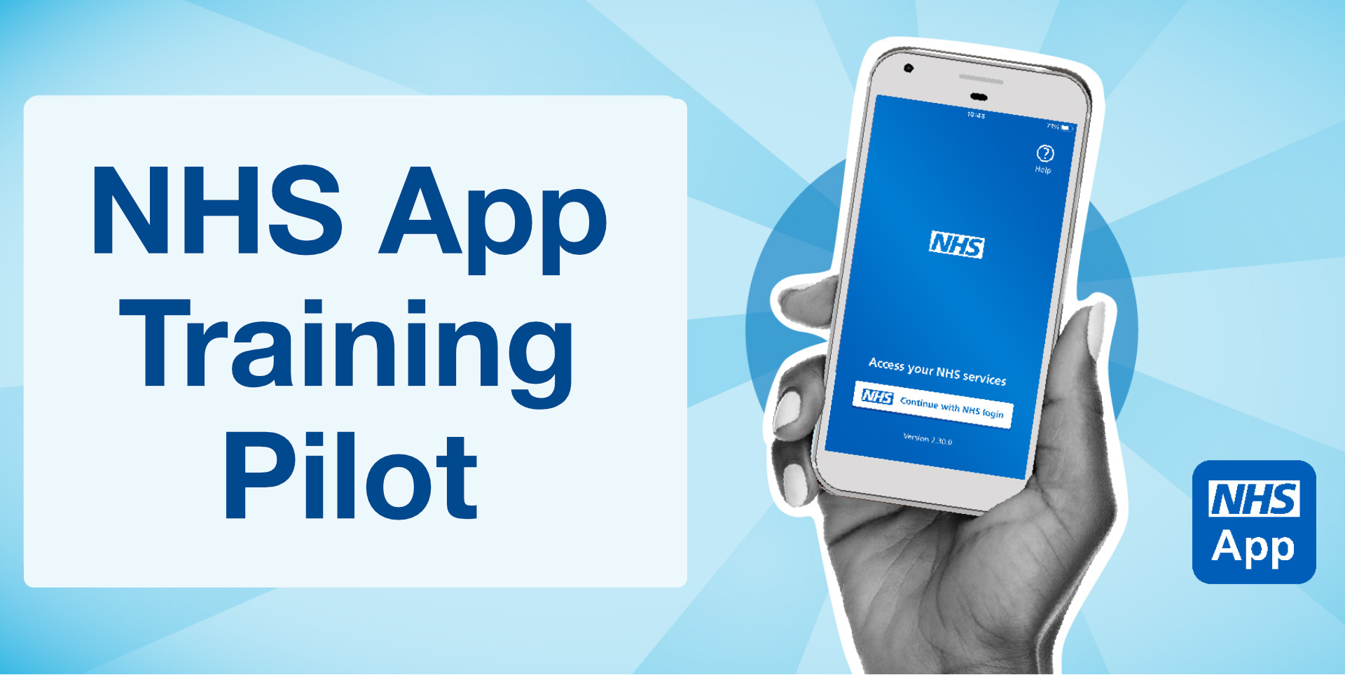 NHS App Training Pilot